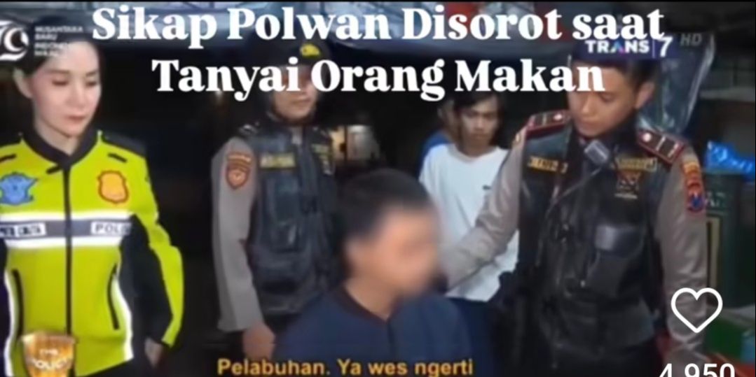 Viral Polwan 'Ganggu Orang Makan' di Surabaya, Polda Jatim Buka Suara