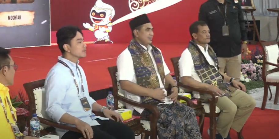 Didampingi Gibran, Ahmad Luthfi-Taj Yasin Daftar ke KPU Jateng