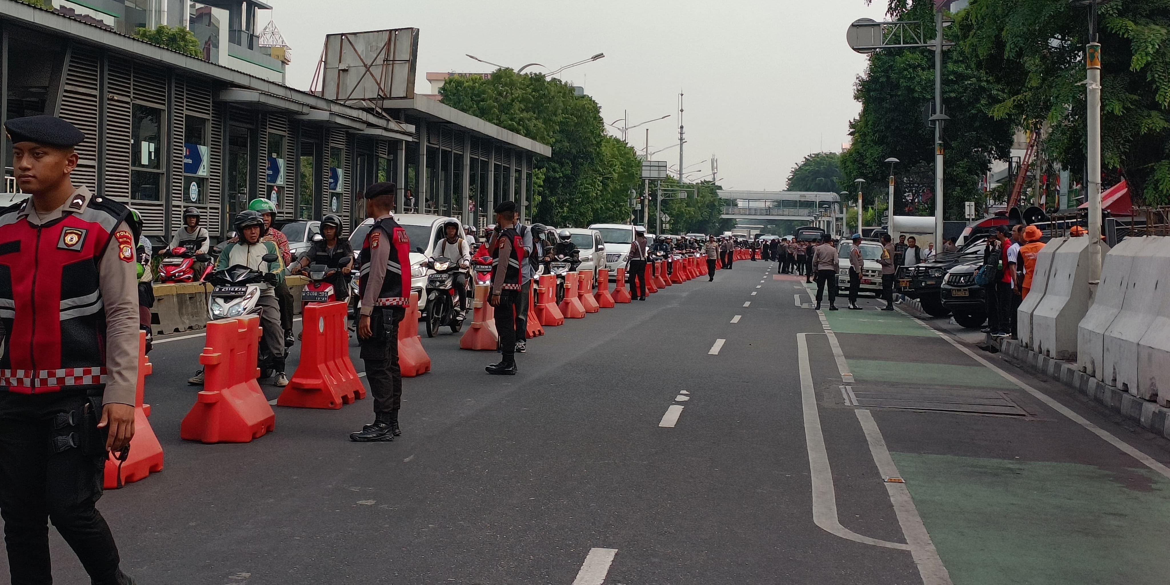 Dua Paslon Daftar Pilgub Jakarta Hari Ini, Berikut Rekayasa Lalin di KPU DKI