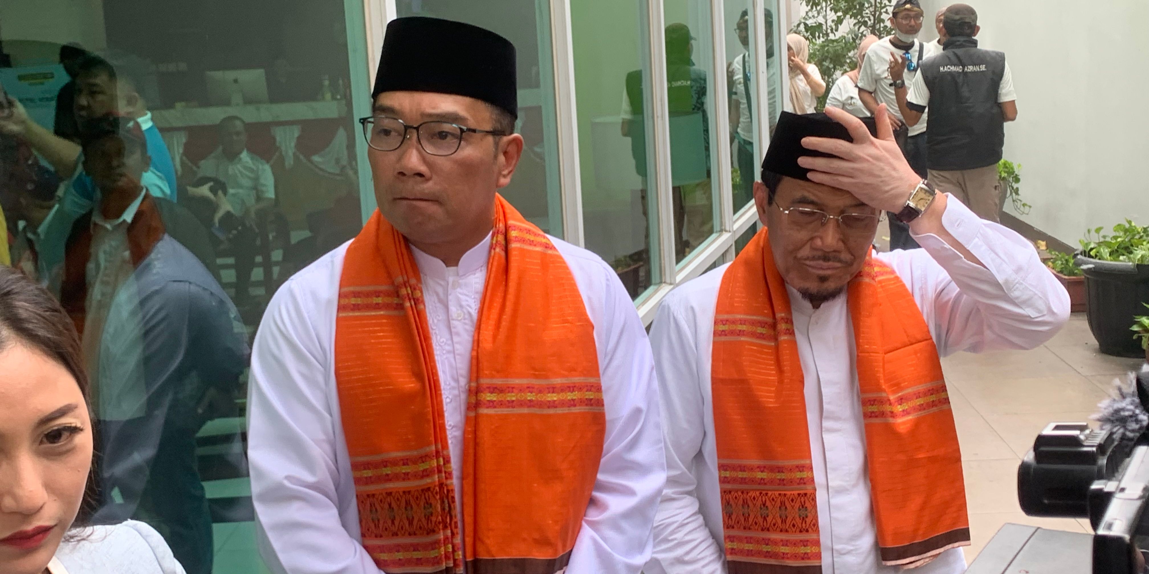 Diiringi Tanjidor dan Ondel-Ondel, Ridwan Kamil-Suswono Jalan Kaki Daftar KPU