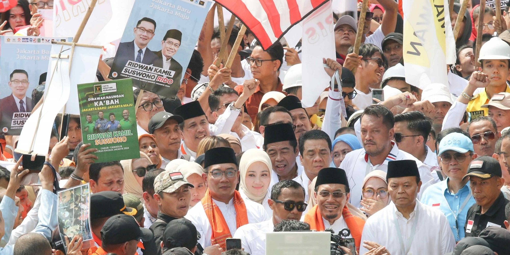 Ridwan Kamil dan Suswono Lakukan Ritual Ini Sebelum Daftar Cagub-Cawagub ke KPU