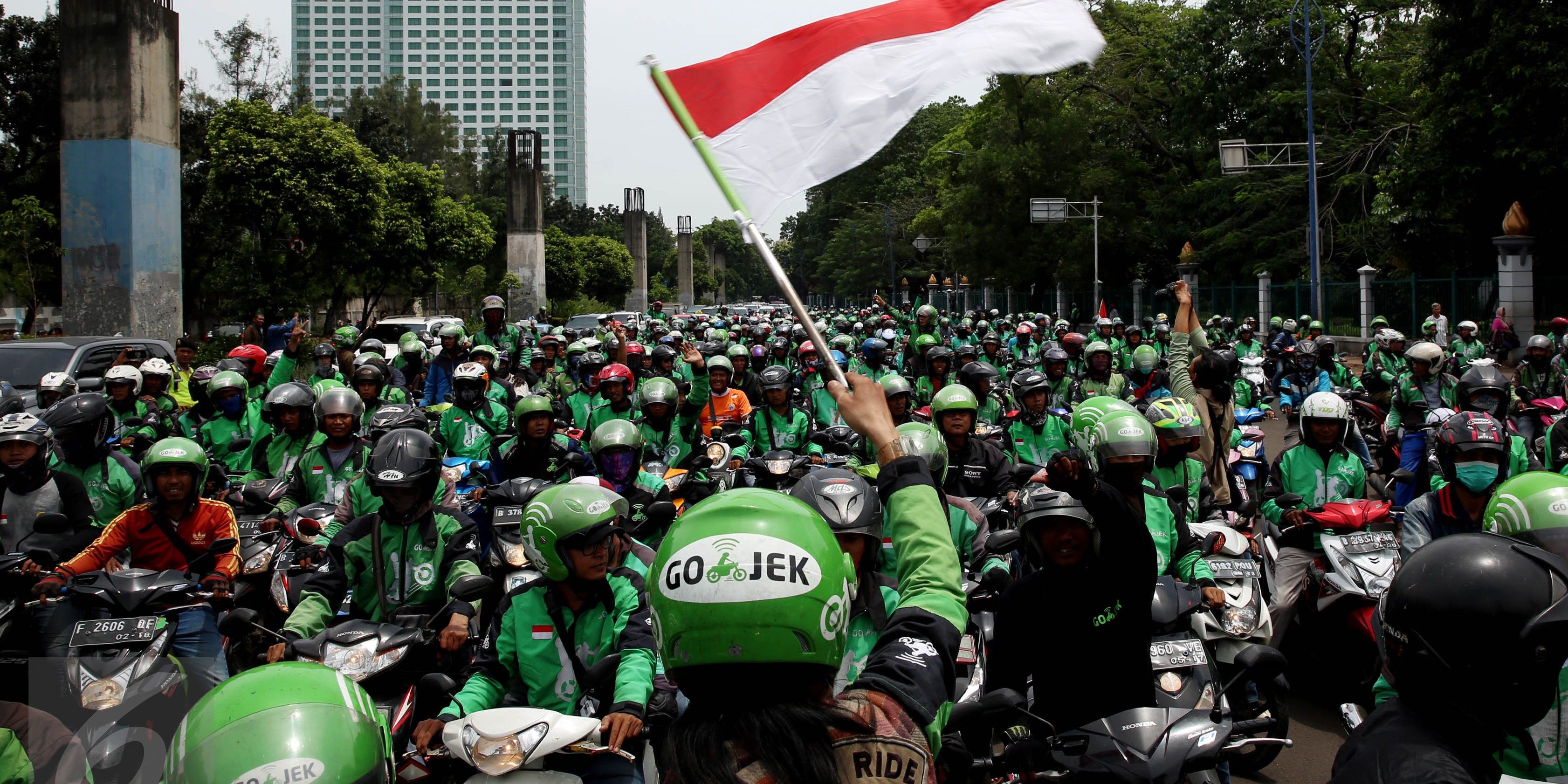 Demo Ojek Online Hari Ini, 1.784 Personel Gabungan Disiagakan