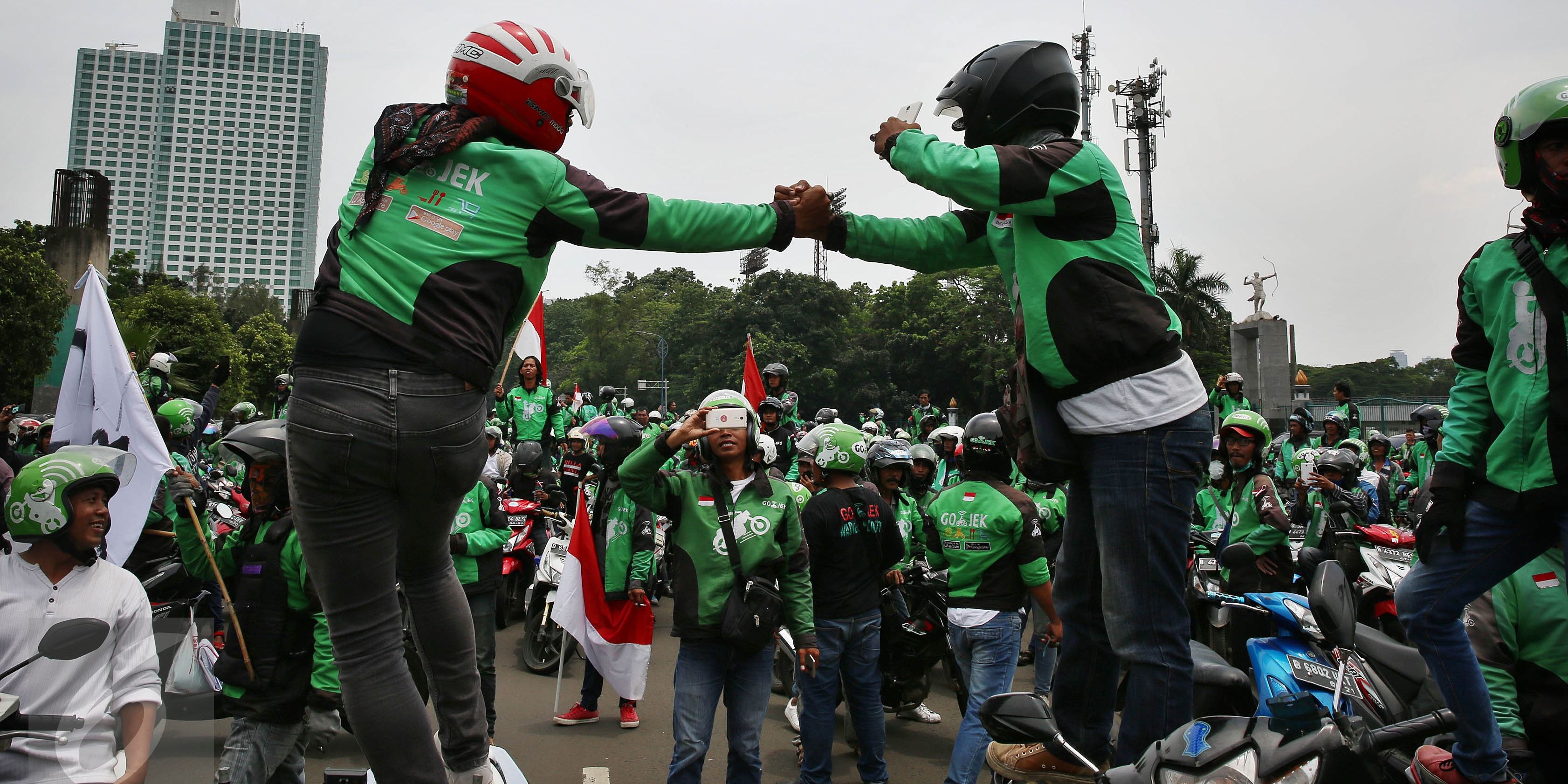 Masyarakat Diimbau Hindari Tiga Lokasi Demo Ojek Online