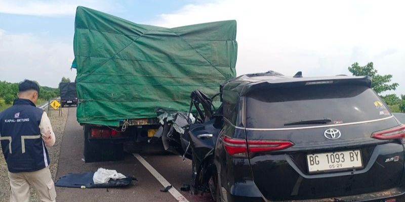 Kronologi Kecelakaan Maut di Tol Palembang-Kayuagung Tewaskan 4 Orang, Fortuner Ngebut 140 km/jam