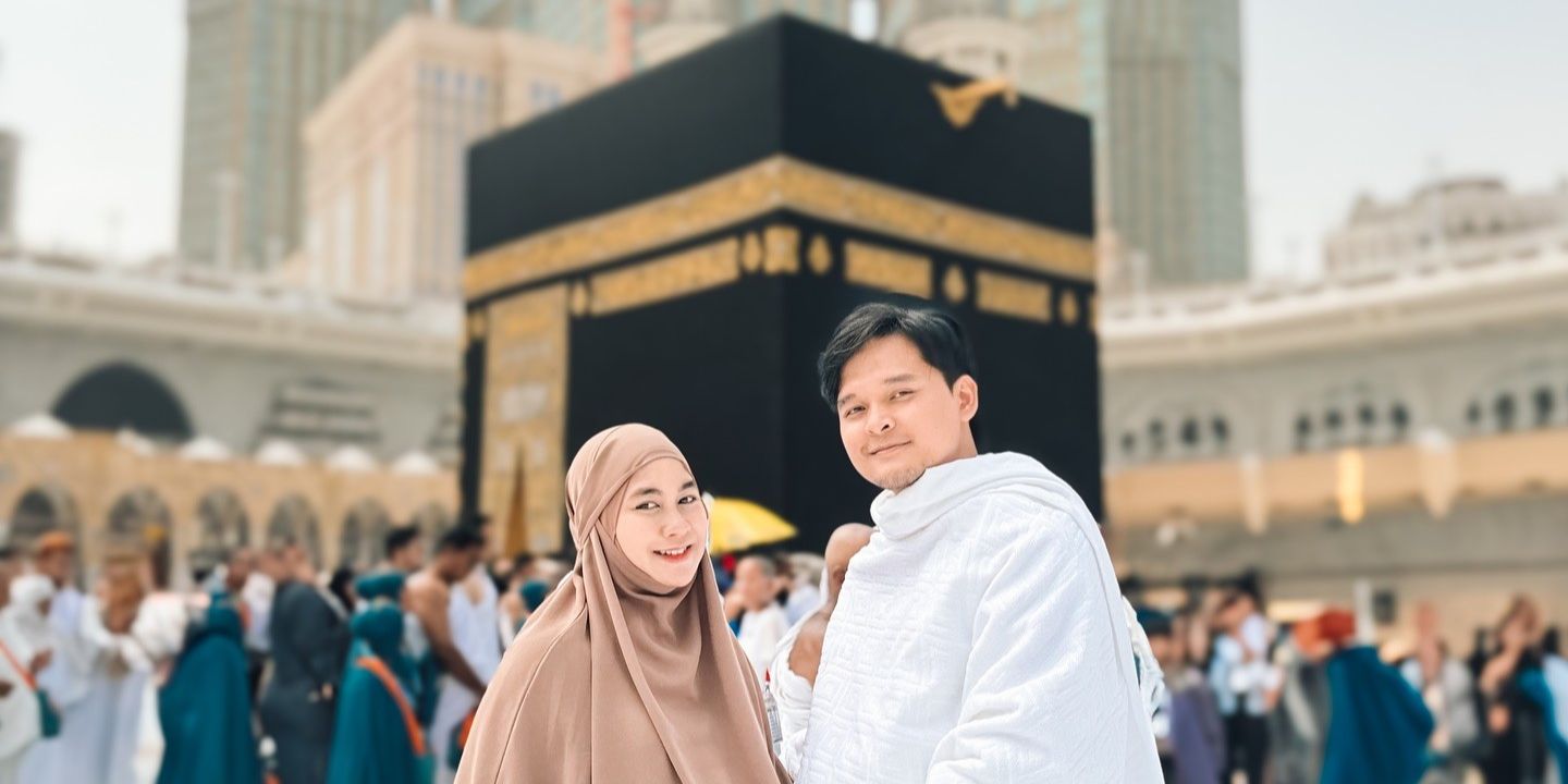 Potret Anisa Rahma Umrah di Tanah Suci saat Usia Kehamilan Menginjak 8 Bulan: Serasa Diratukan Sama Suami