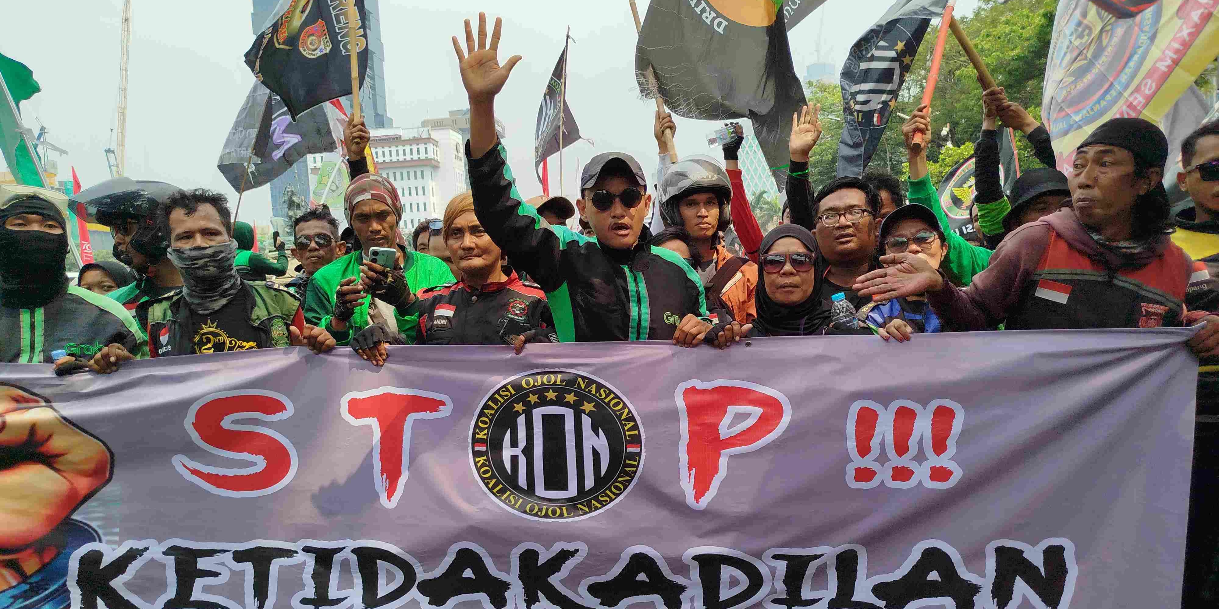 Tuntutan Demo Ojol ke Pemerintah: Revisi Aturan Tarif Layanan hingga Payung Hukum Pengemudi