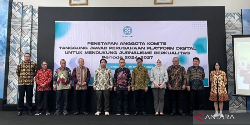 Dewan Pers Tetapkan 11 Anggota Komite Perpres Publisher Rights