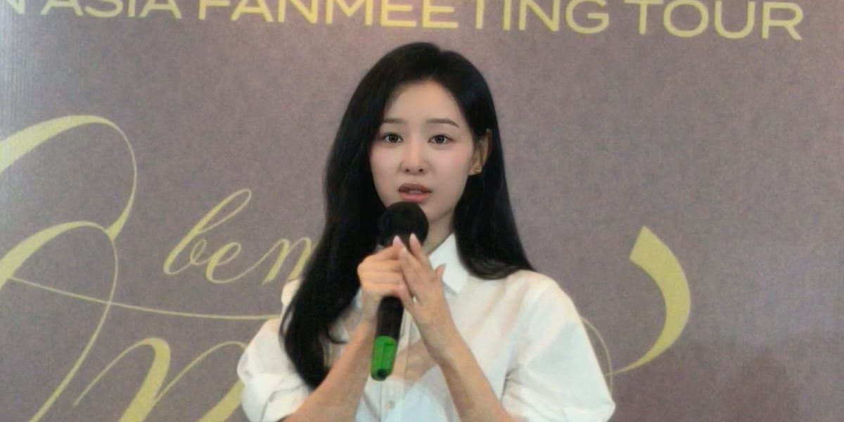 Antusiasme Kim Jiwon Bertemu Penggemar di Fan Meeting Jakarta