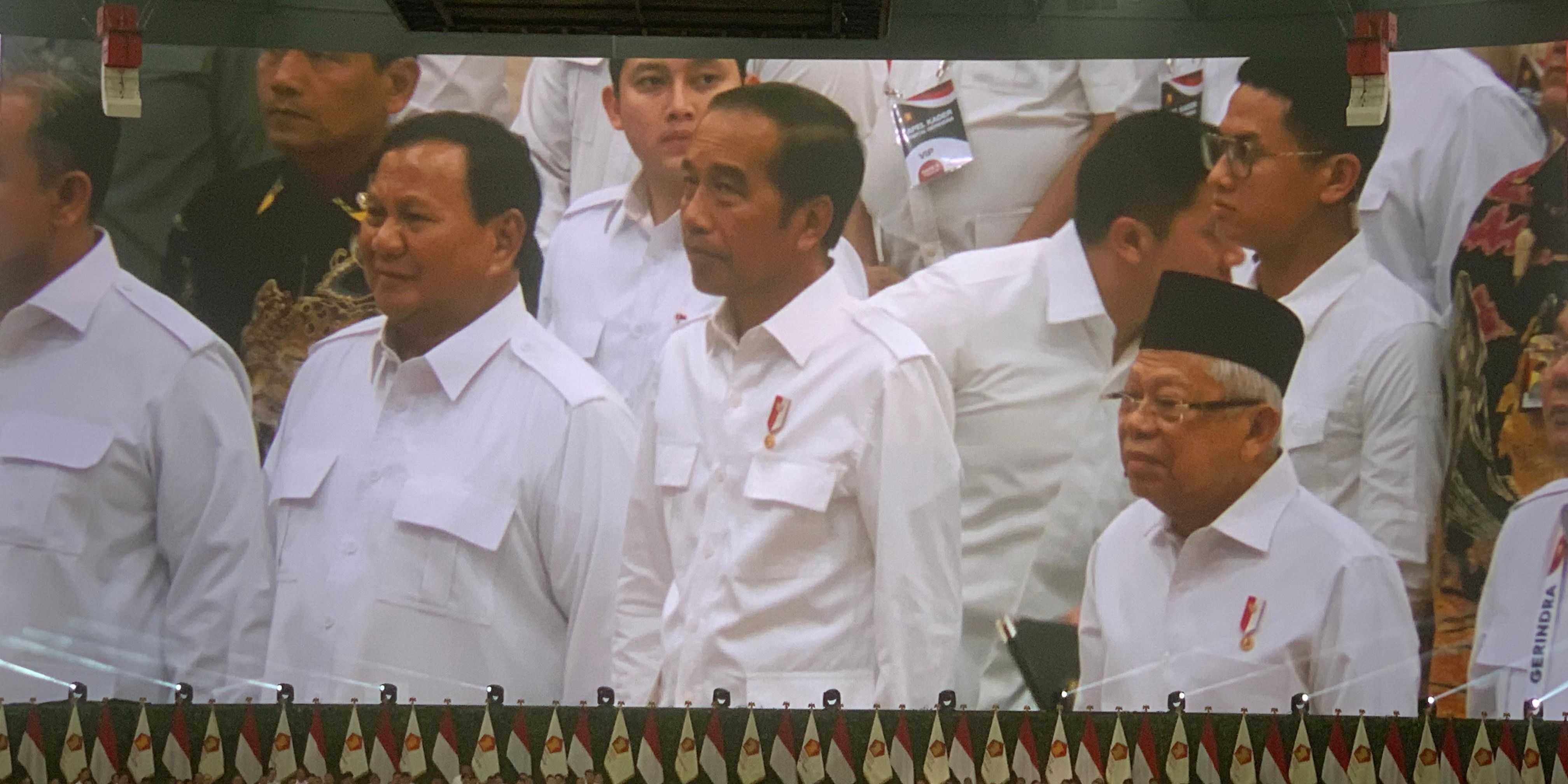 Sekjen Gerindra Puji Jokowi: Saya Bangga Pak Presiden Datang dengan Baju Warna Putih