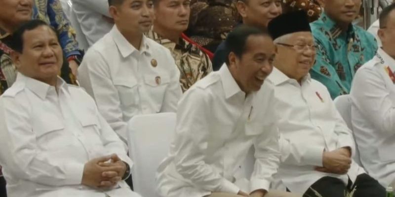 Perdana Hadiri Rapimnas Gerindra, Jokowi: Saya Senang, Gembira Banget