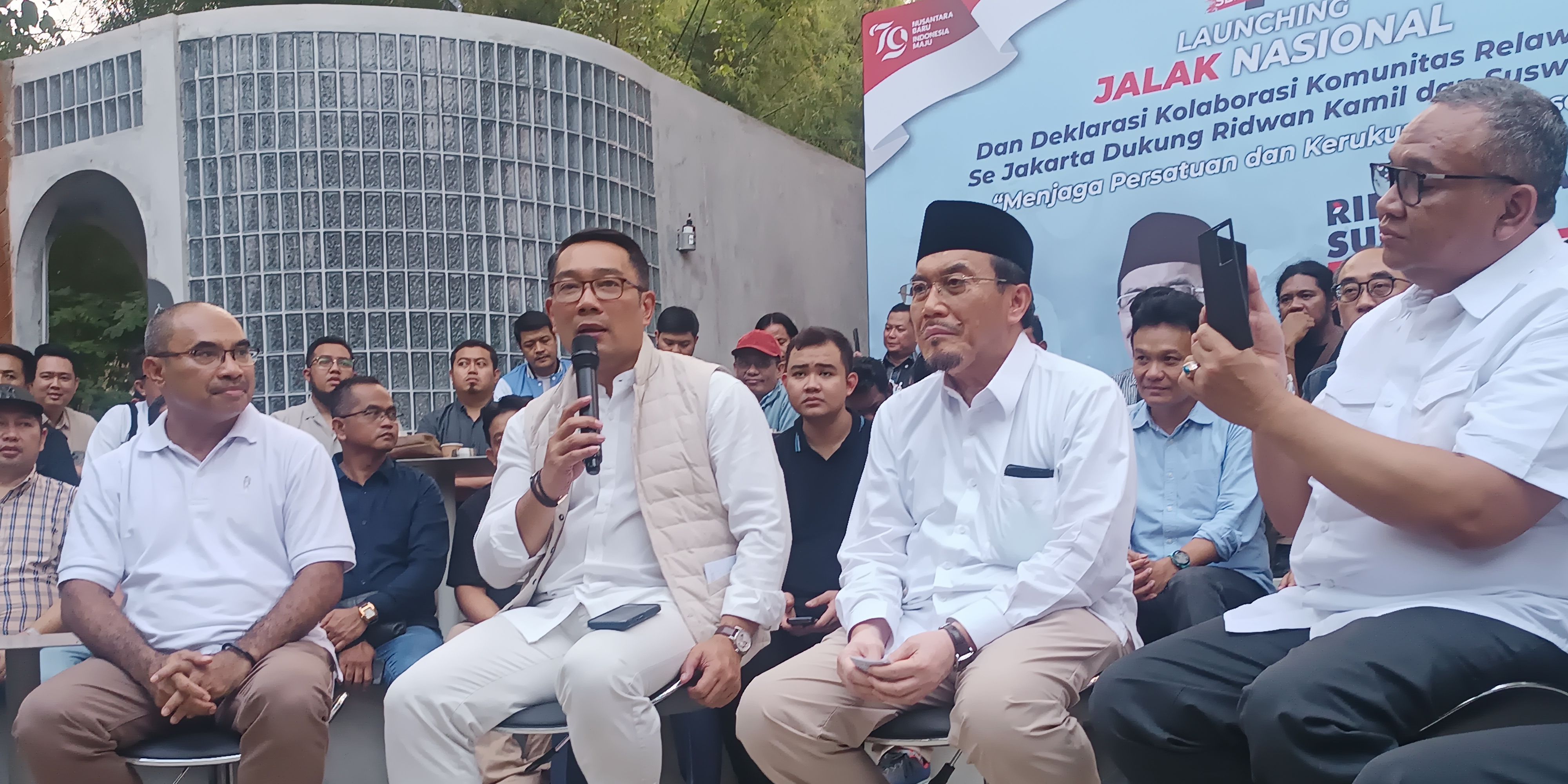 Ridwan Kamil Ungkap Detik-Detik Berpasangan dengan Suswono di Pilkada Jakarta