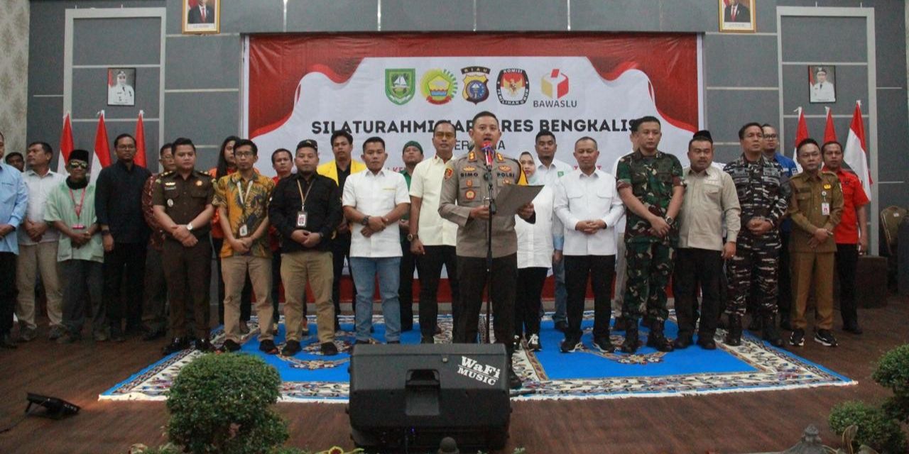 Gaungkan Pilkada Damai, Kapolres Bengkalis Silaturahmi dengan Bakal Calon Bupati