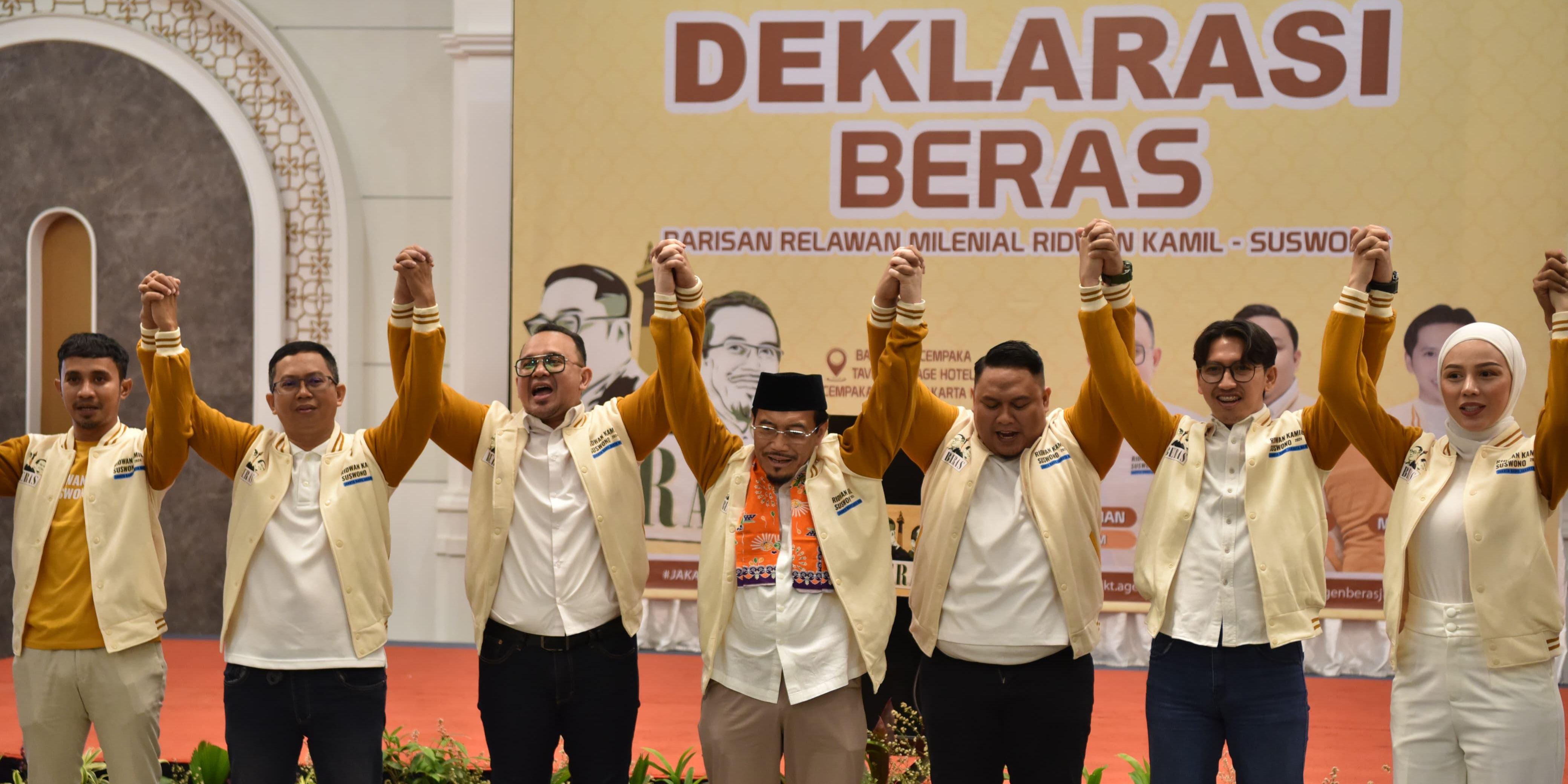 Suswono Bicara Pentingnya Peran Generasi Milenial di Depan Relawan, Janji Bikin Pemuda Jakarta Inovatif