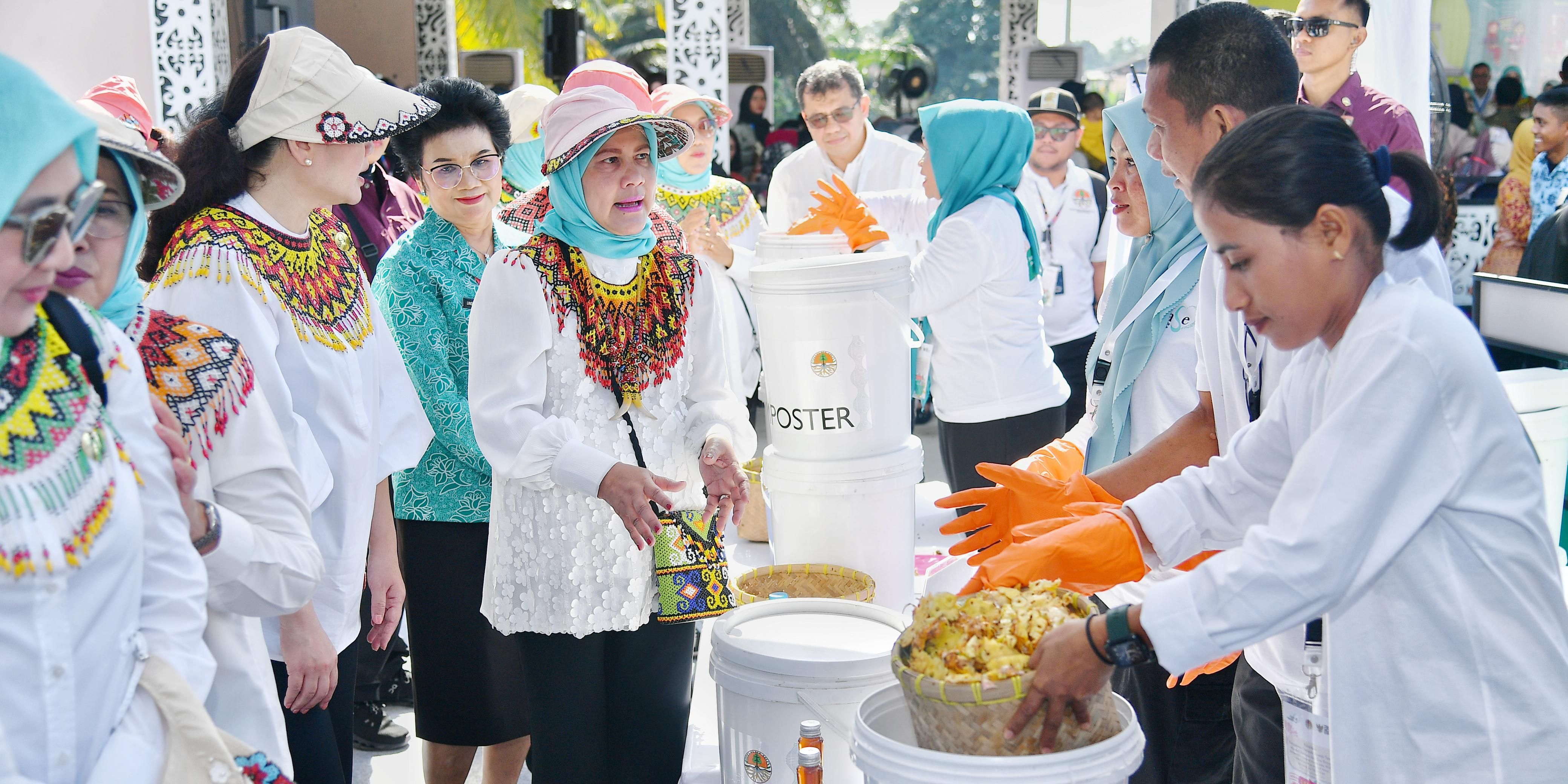 Sampah Jadi berkah, Ibu Negara Puji Program TJSL Pertamina