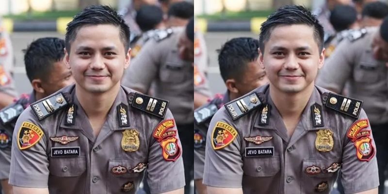 Potret Tampan Iptu Jevo Batara Berseragam Polri, Senyum Bahagia Dampingi Pujaan Hati Wisuda