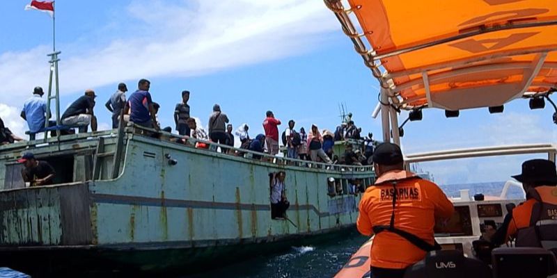 Kapal Mati Mesin di Perairan Wakatobi, 73 Penumpang Berhasil Dievakuasi