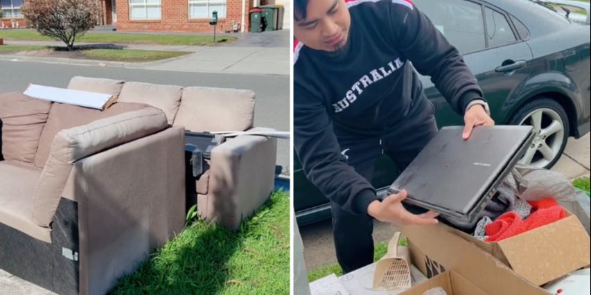 Ada Sofa Kondisi Bagus hingga Kulkas Layak Pakai, Aksi WNI 'Memulung' Barang Bekas di Jalanan Australia Ini Curi Perhatian