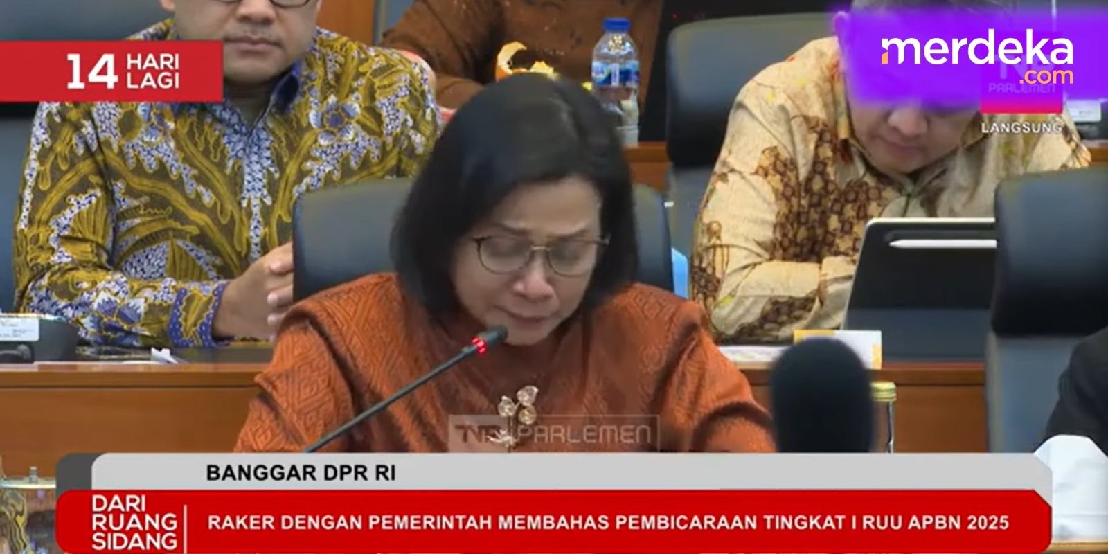 Air Mata Sri Mulyani di Rapat Terakhir DPR: Setiap Orang Ada Peran dan Masanya