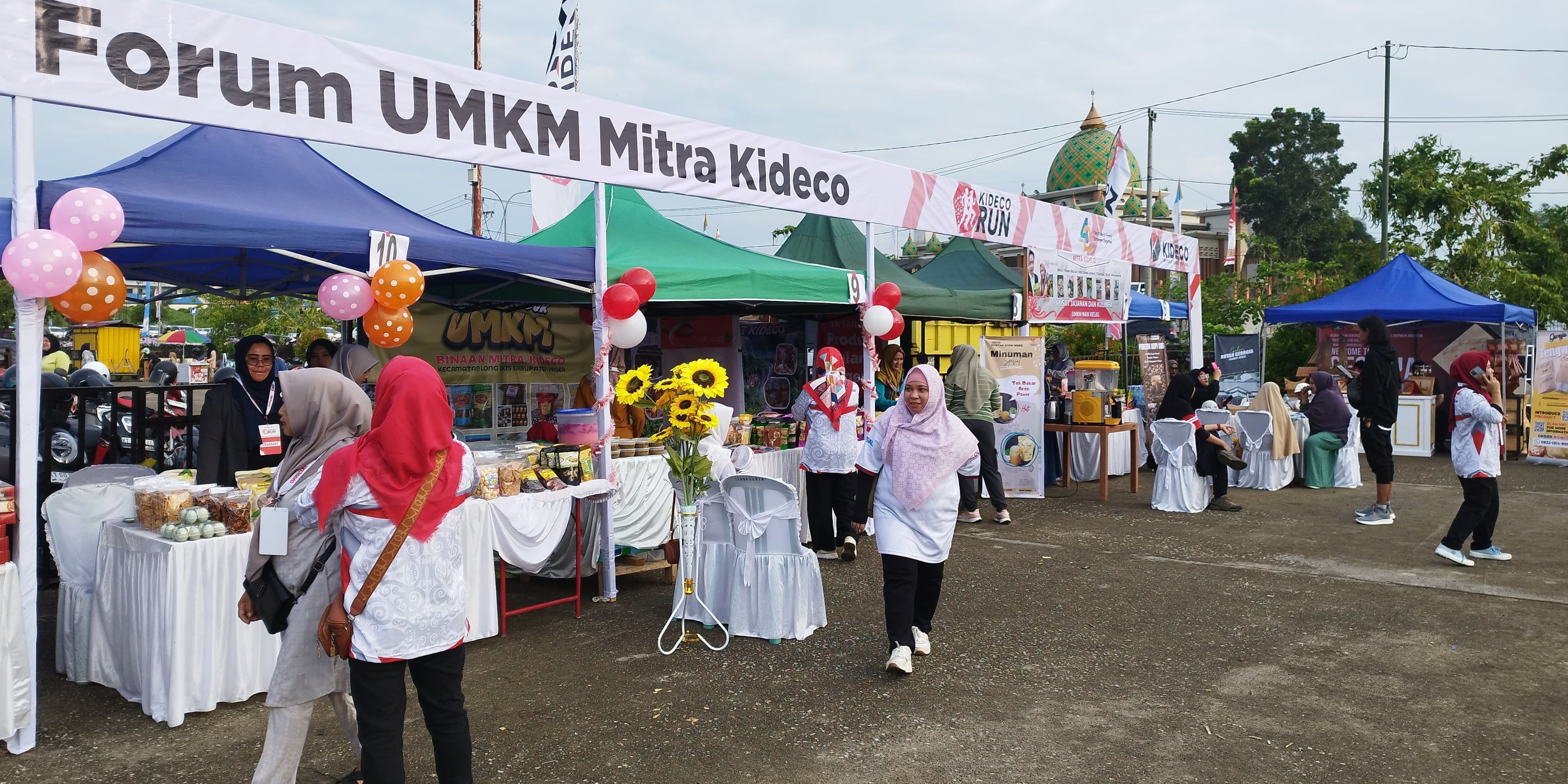 Gelaran Kideco Run di Kabupaten Paser Bantu Perekonomian Pelaku UMKM