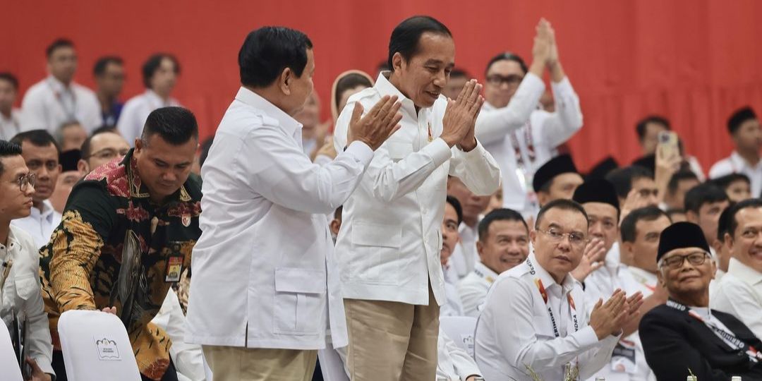 VIDEO: Di Apel Gerindra, Prabowo Hormat Ke Jokowi 