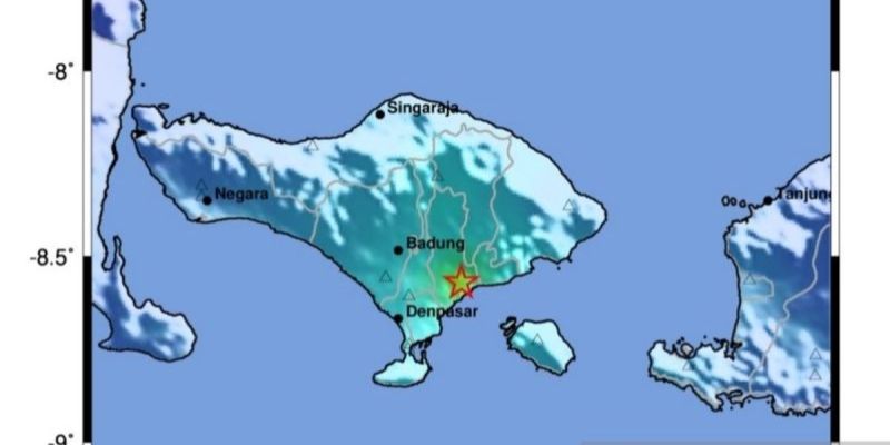 Bali Diguncang Gempa M 4,8 di Darat, BMKG: Sesar Aktif jadi Pemicunya