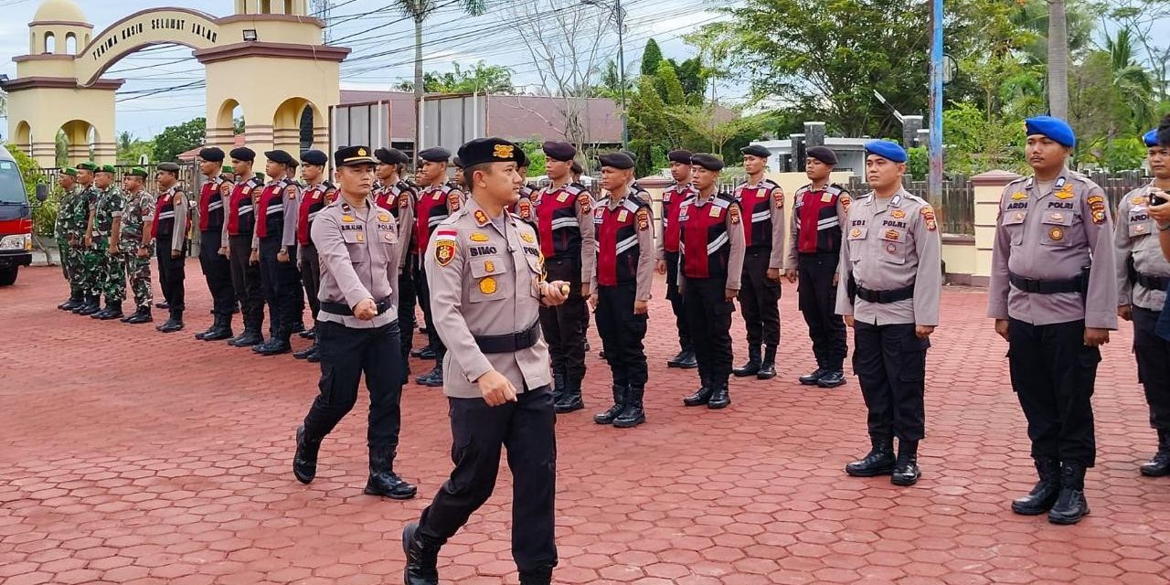 Polres Bengkalis Gelar Apel Kesiapan Pengamanan Jelang Pilkada