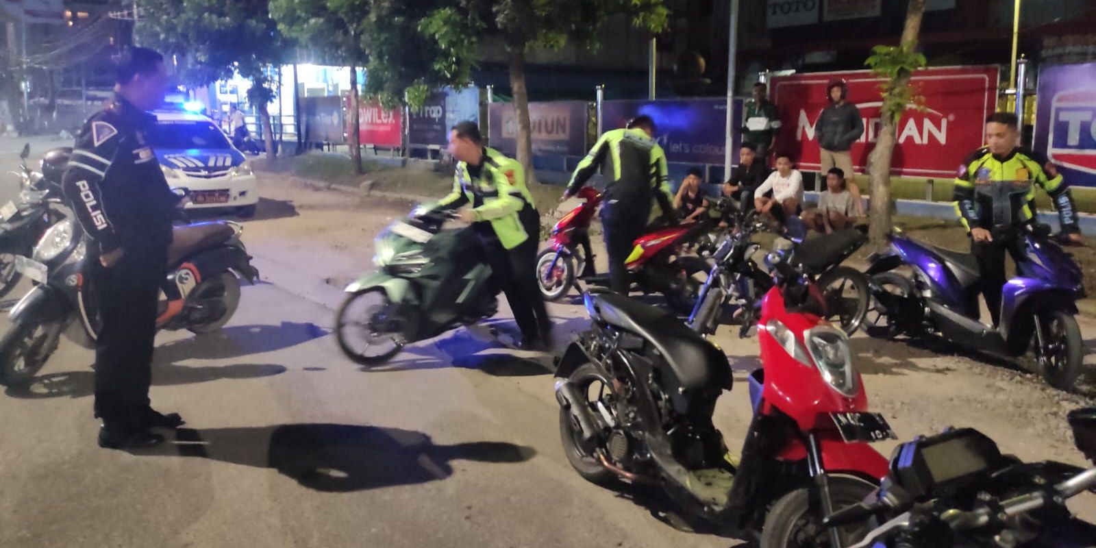 Polisi Gelar Razia Balap Liar Jelang Pilkada Pekanbaru, 22 Motor Diamankan