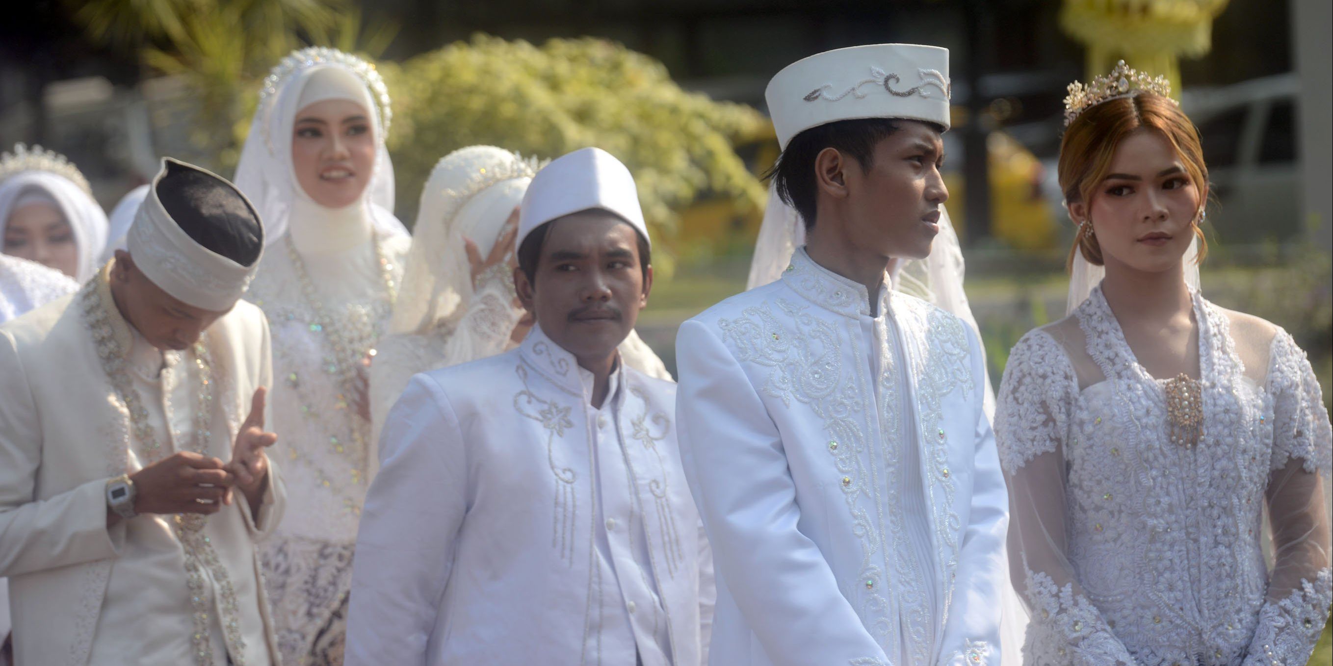 Cerita Pemuda Bandung Rela Datang Dini Hari untuk Ikuti Nikah Massal, Bahagia Mimpinya Terwujud di Tahun Ini