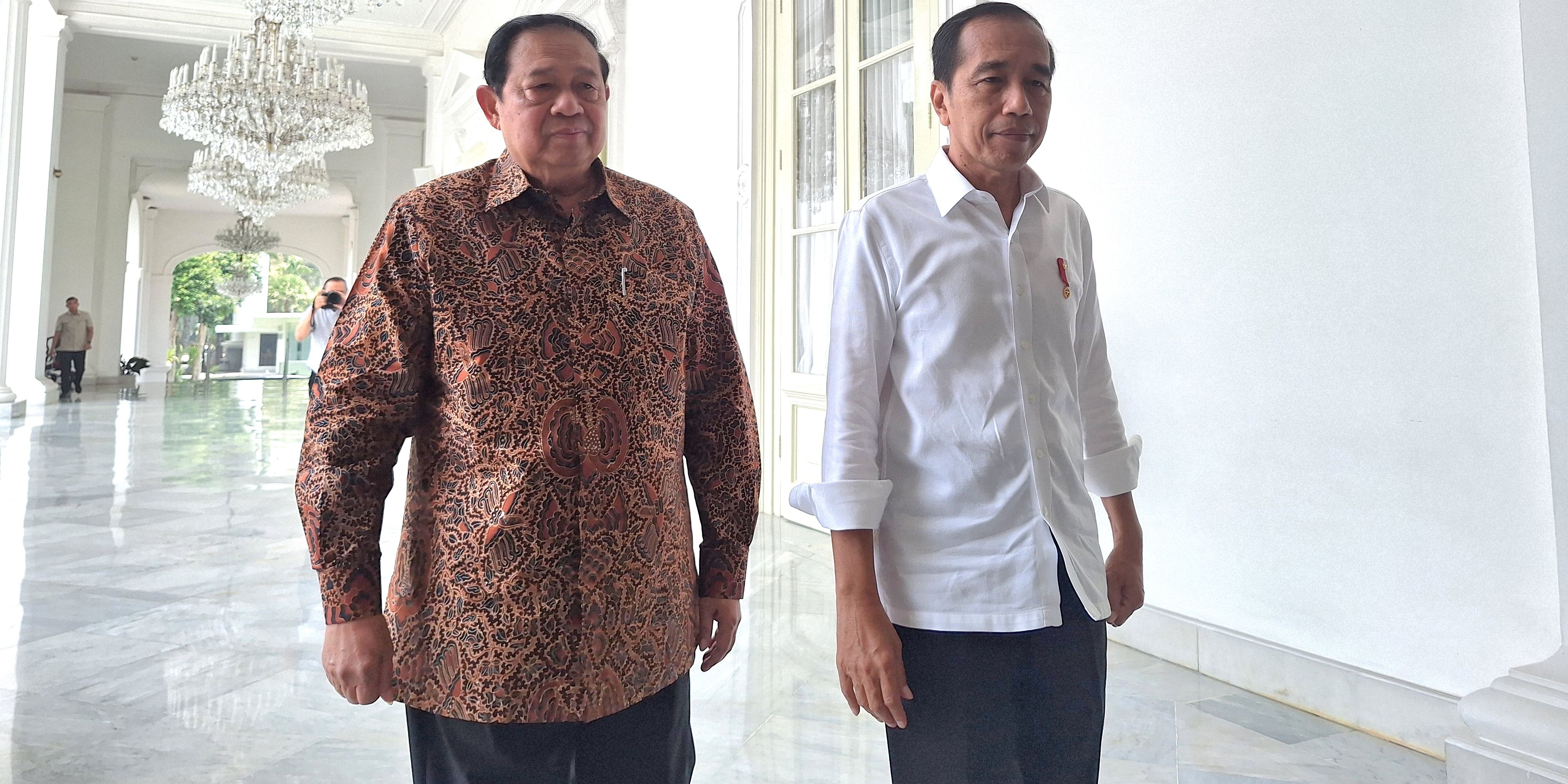 Jokowi Mengaku Tak Bahas UU Watimpres saat Bertemu SBY: Itu Urusan Pemerintahan Baru