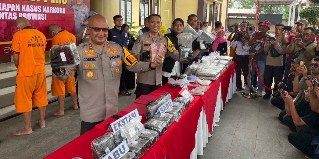 Polisi Bongkar Peredaran 24 Kg Sabu Jaringan Antarprovinsi, Diotaki Seseorang di Luar Negeri