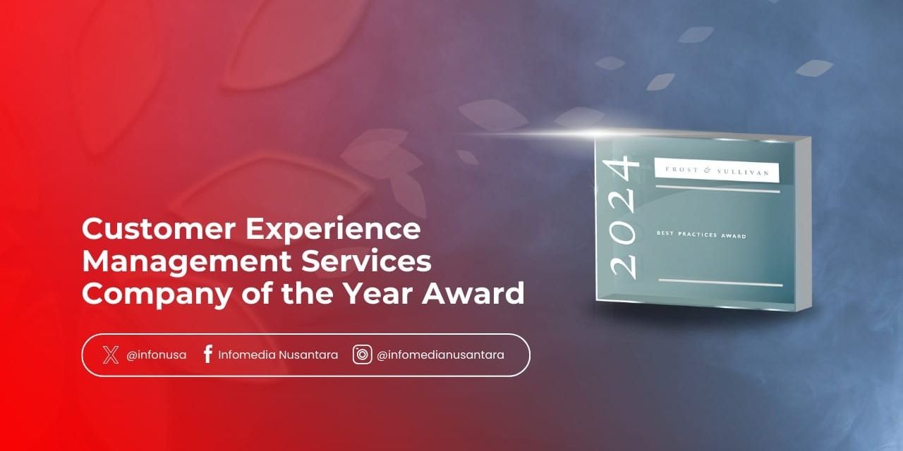 Infomedia Dinobatkan Sebagai Customer Experience Management Services Company of the Year 2024