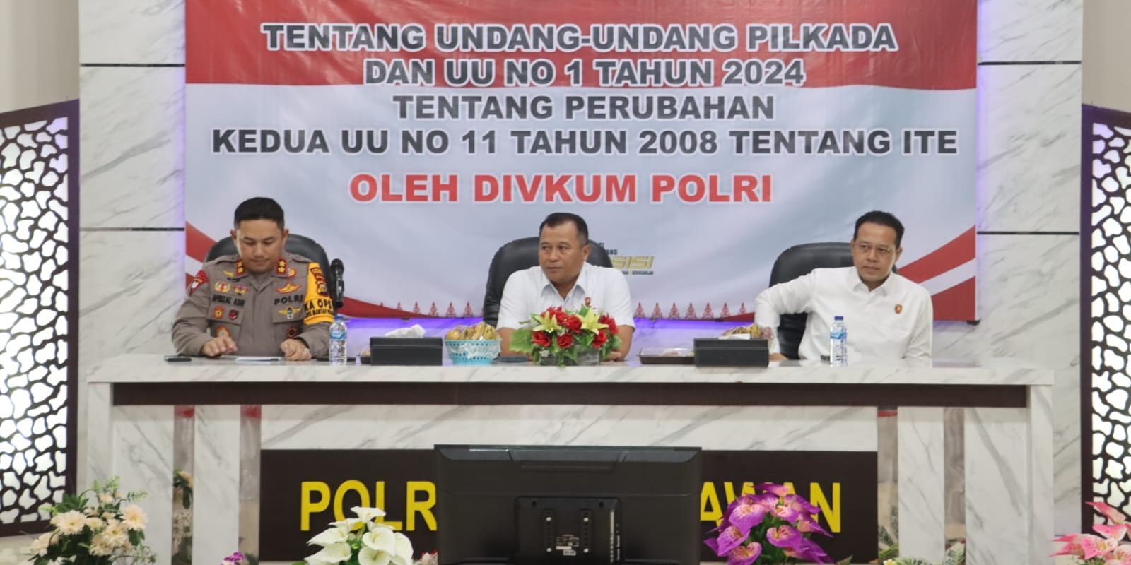 Polri Bekali Personel dengan UU Pilkada dan ITE, Berharap Wawasan Hukum Bertambah