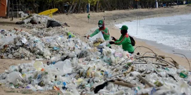 Bersih-Bersih Pantai di Sanur Bareng Komunitas Malu Dong