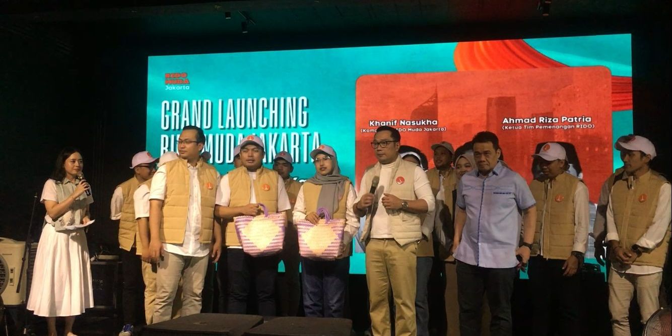 Ridwan Kamil Kukuhkan Duta Muda Jakarta: Tugas Mereka Keliling Door To Door, Sosialisasi Visi Misi Pasangan RIDO