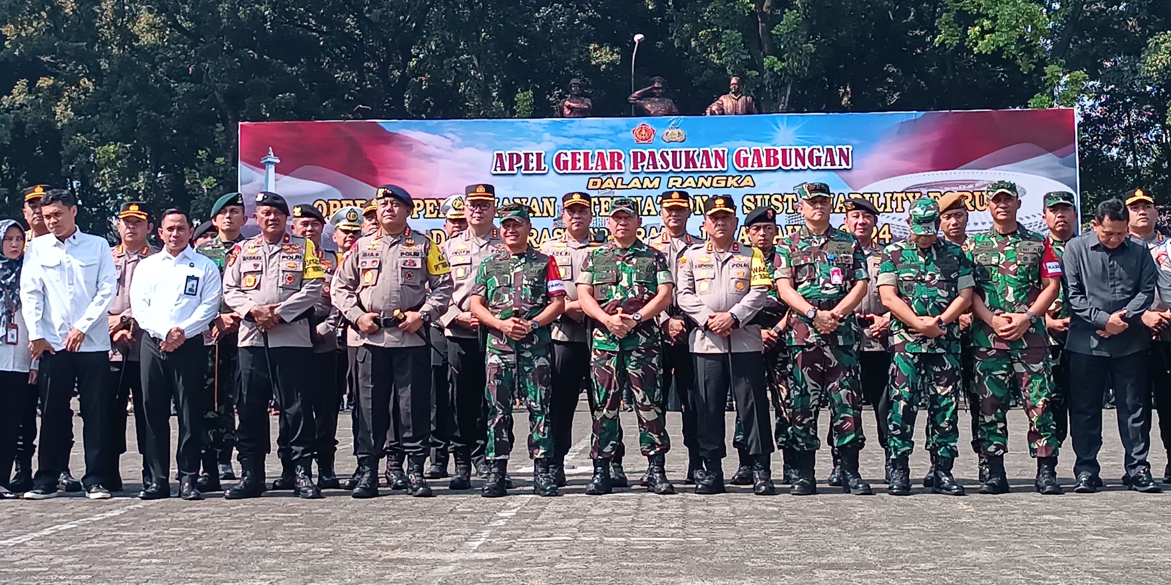 TNI-Polri kerahkan 9 Ribu Lebih Personel untuk Pengamanan Paus Fransiskus