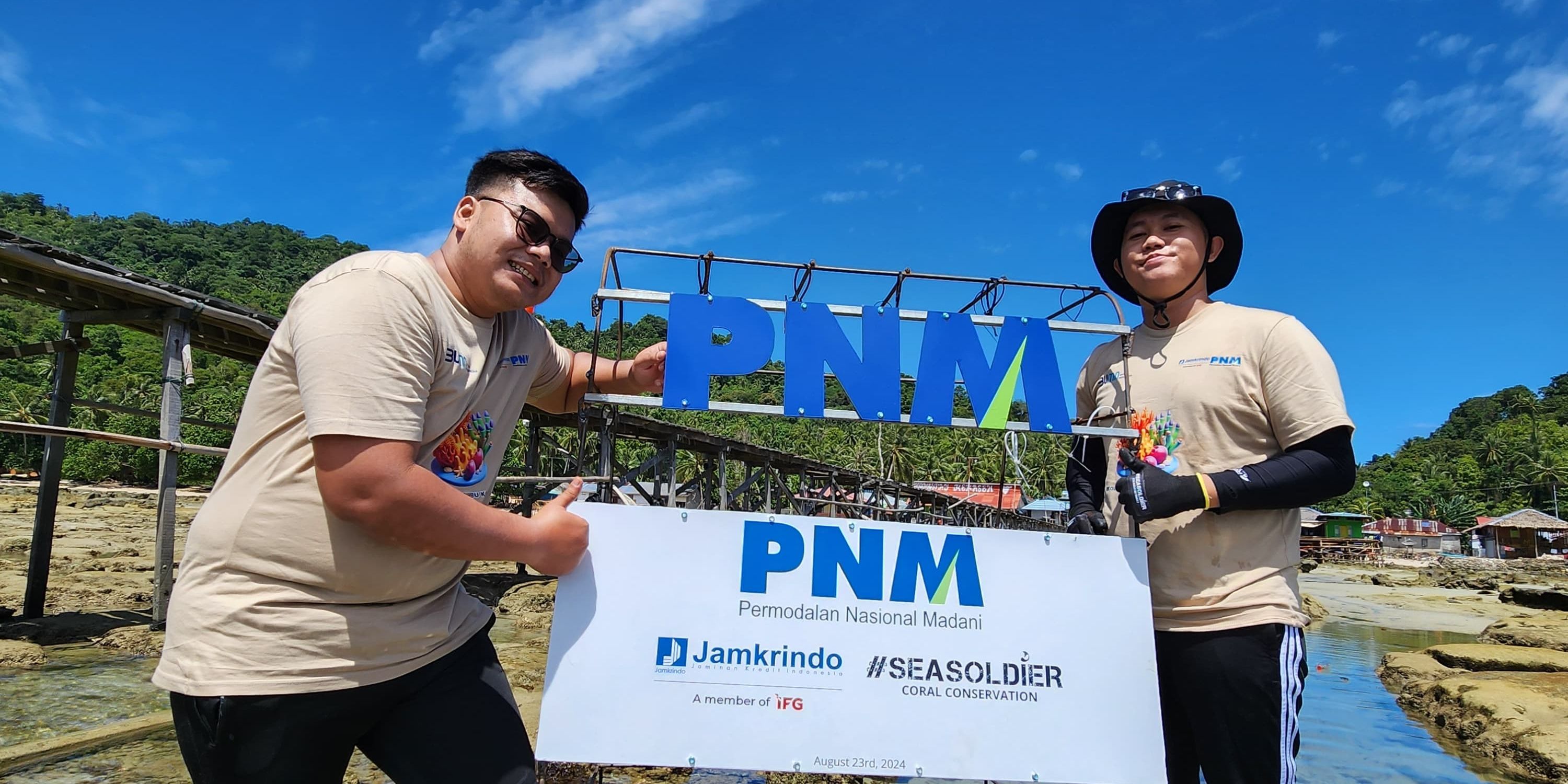 PNM Peduli Tanam Ribuan Pohon Mangrove dan Terumbu Karang di Kalimantan