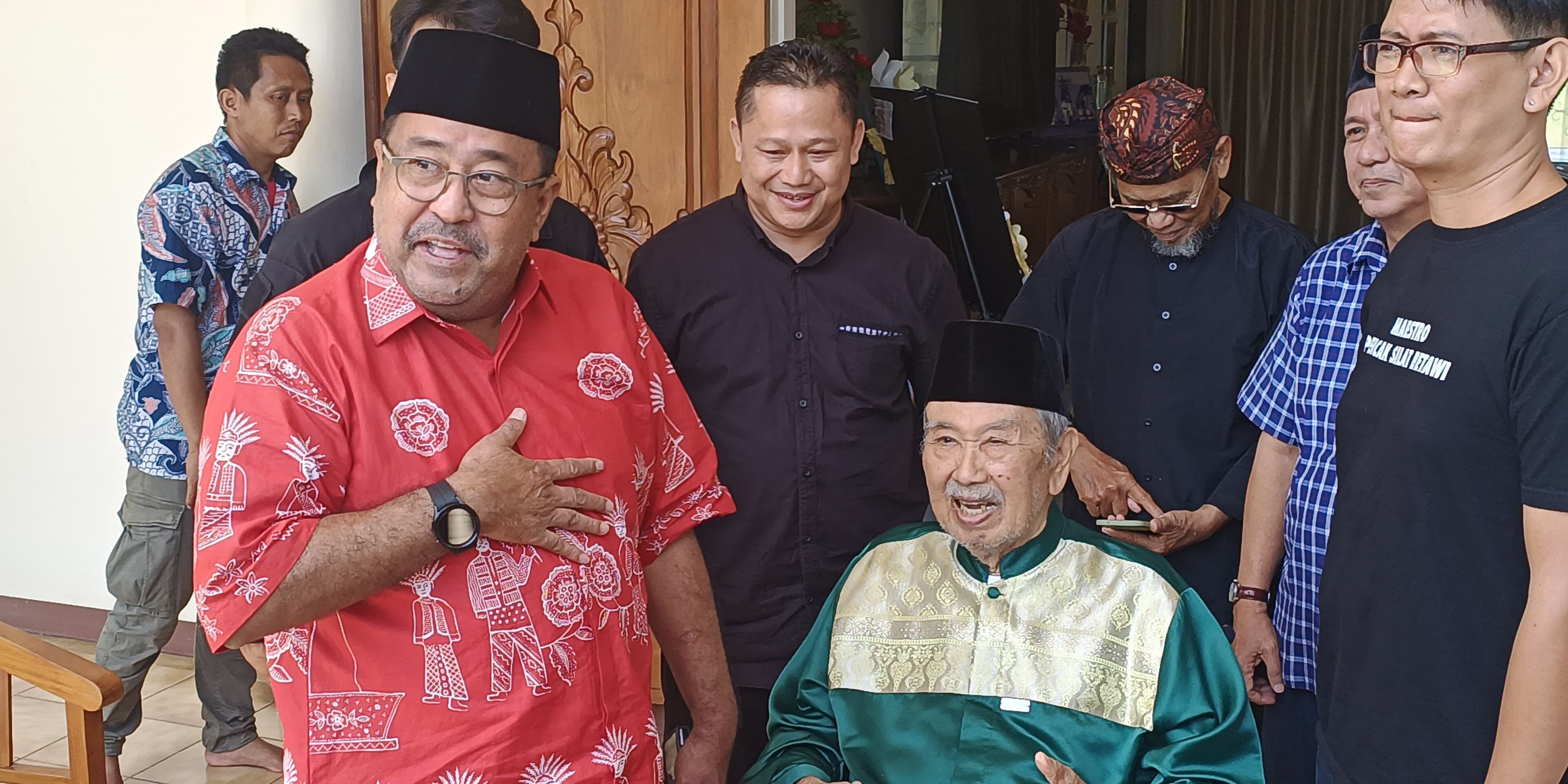 Sowan ke Mantan Wagub DKI Eddie Marzuki, Rano Karno Marah ke Ajudan: Lu Dateng Enggak Bawa Ape-Ape