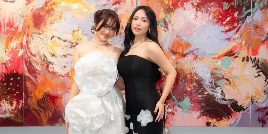 Potret Fuji di Ultah Rachel Vennya, Stunning Bergaun Putih & Gayanya Disebut Tak Pernah Gagal Cantik