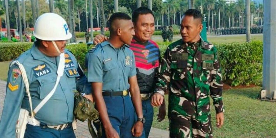 VIDEO: Perwira AL Gadungan Berbahasa Inggris di Monas, Ikut Gladi Upacara HUT ke-79 TNI