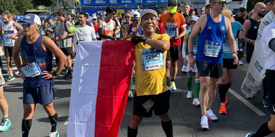 Cerita Misbakhun Taklukkan Berlin Marathon jelang Pelantikan DPR, Lari 42,19 Km di Cuaca Ekstrem