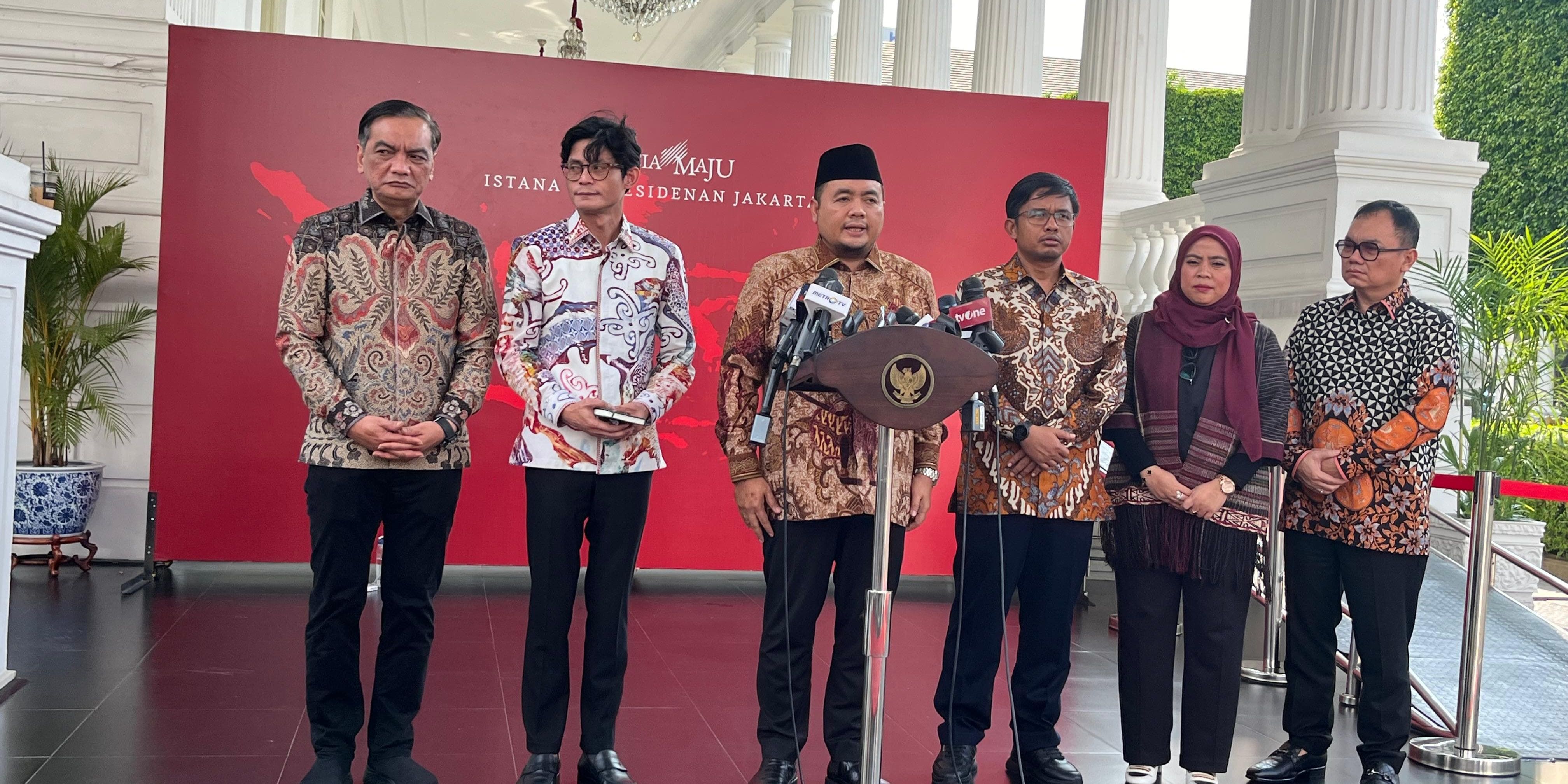 KPU RI Temui Presiden Jokowi di Istana, Ini yang Dibahas