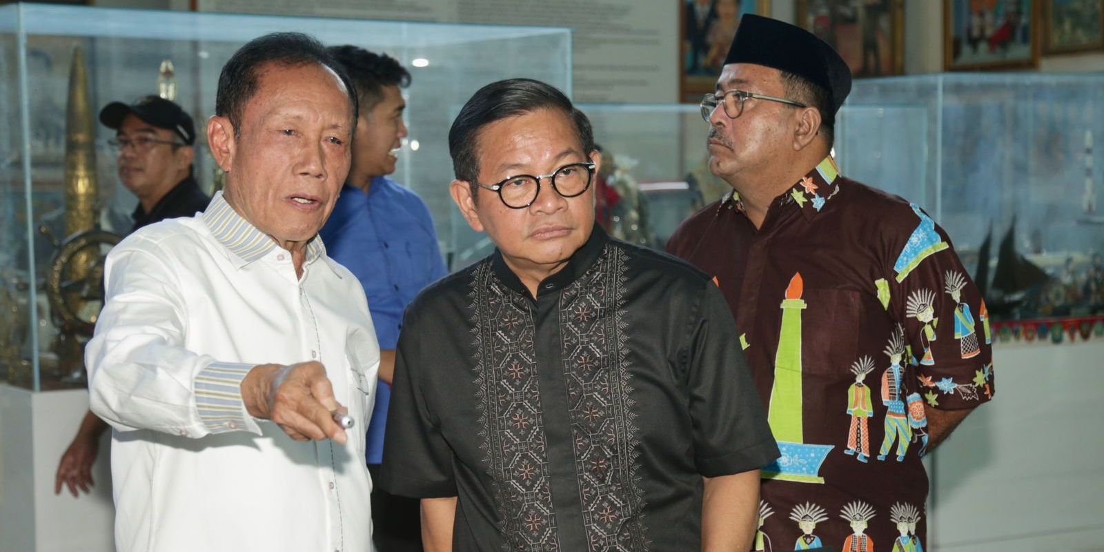 Pramono-Rano Karno Bertemu Sutiyoso di Museum Bang Yos, Bahas Program Kemajuan Jakarta