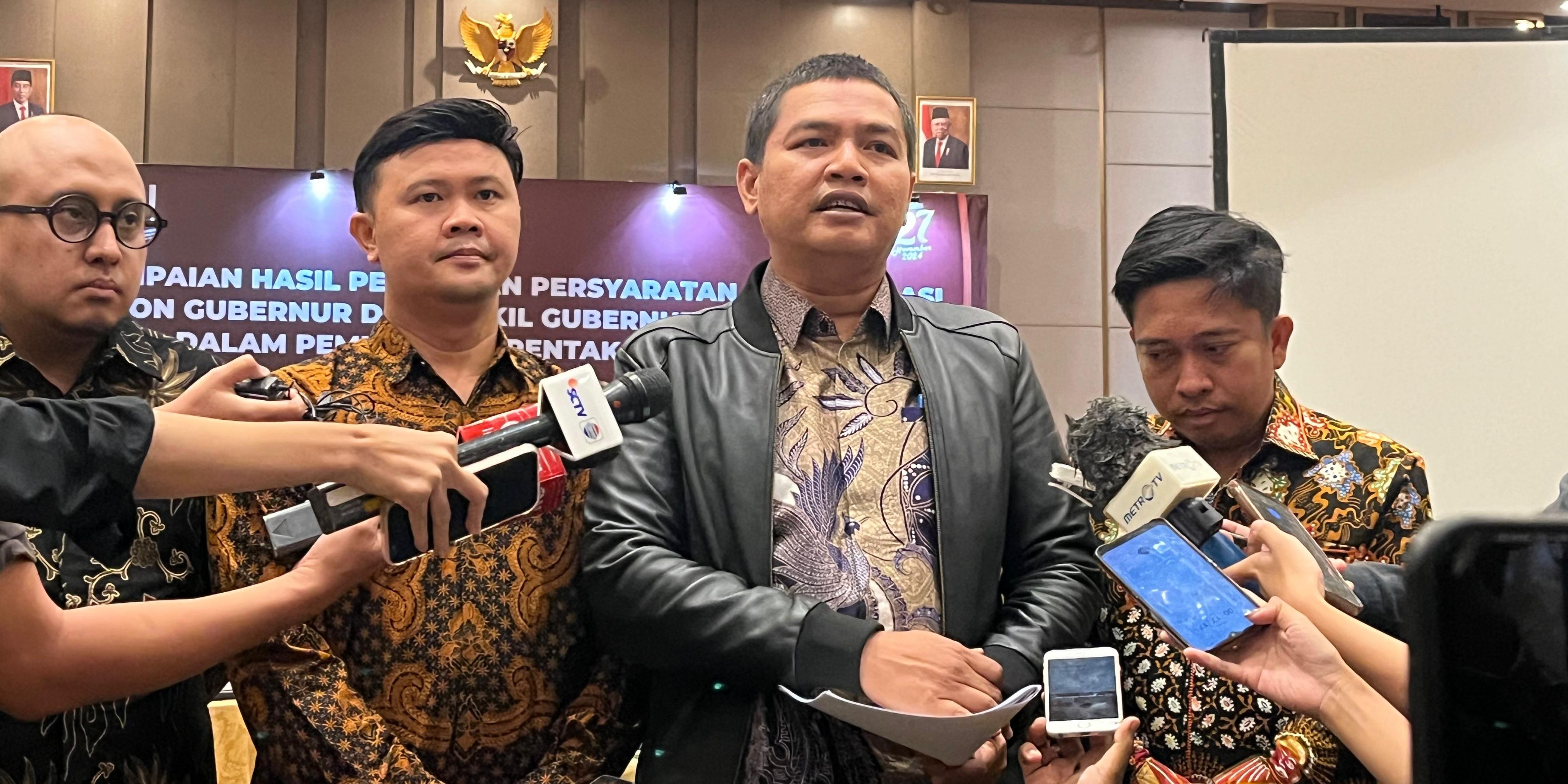 Berkas Pendaftaran Cagub Cawagub Jakarta Banyak Koreksi, KPU Beri Waktu 3 Hari Perbaikan