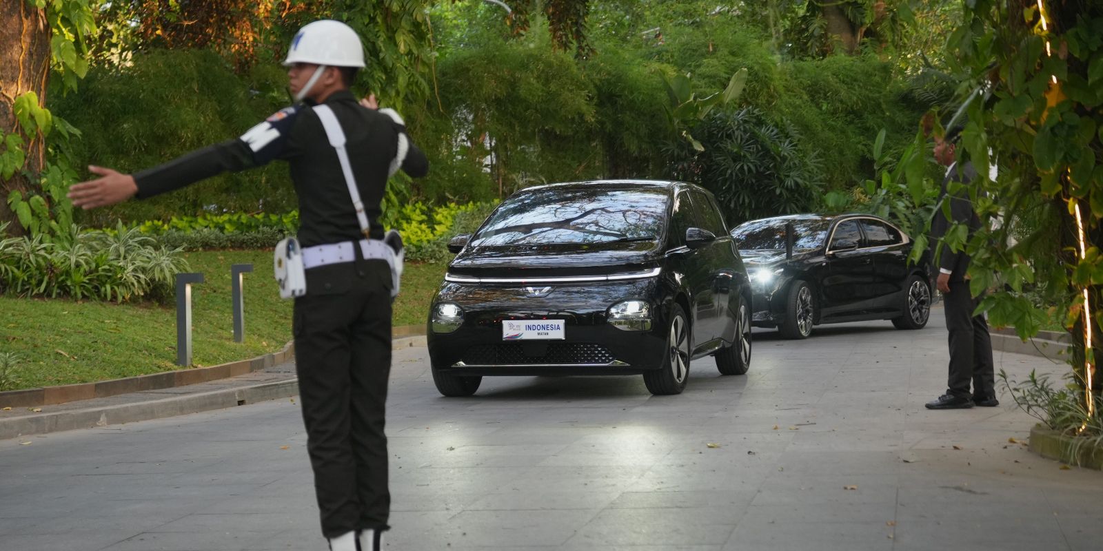 Wuling Cloud EV dan BinguoEV berhasil berkontribusi pada kelancaran HLF-MSP dan IAF di Bali