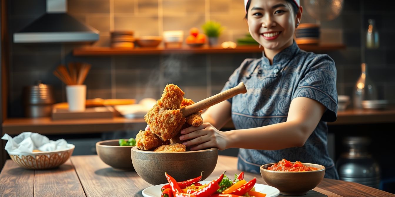 Cara Bikin Ayam Geprek Lezat dan Pedas Nendang