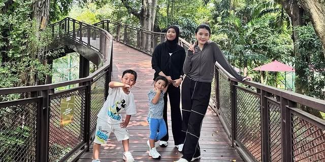 Momen Harmonis Air Bumi dan Ara Liburan Ditemani Anak-Anak Haldy Sabri Tanpa Orang Tua Mereka, Irish Bella Pergi ke Belgia