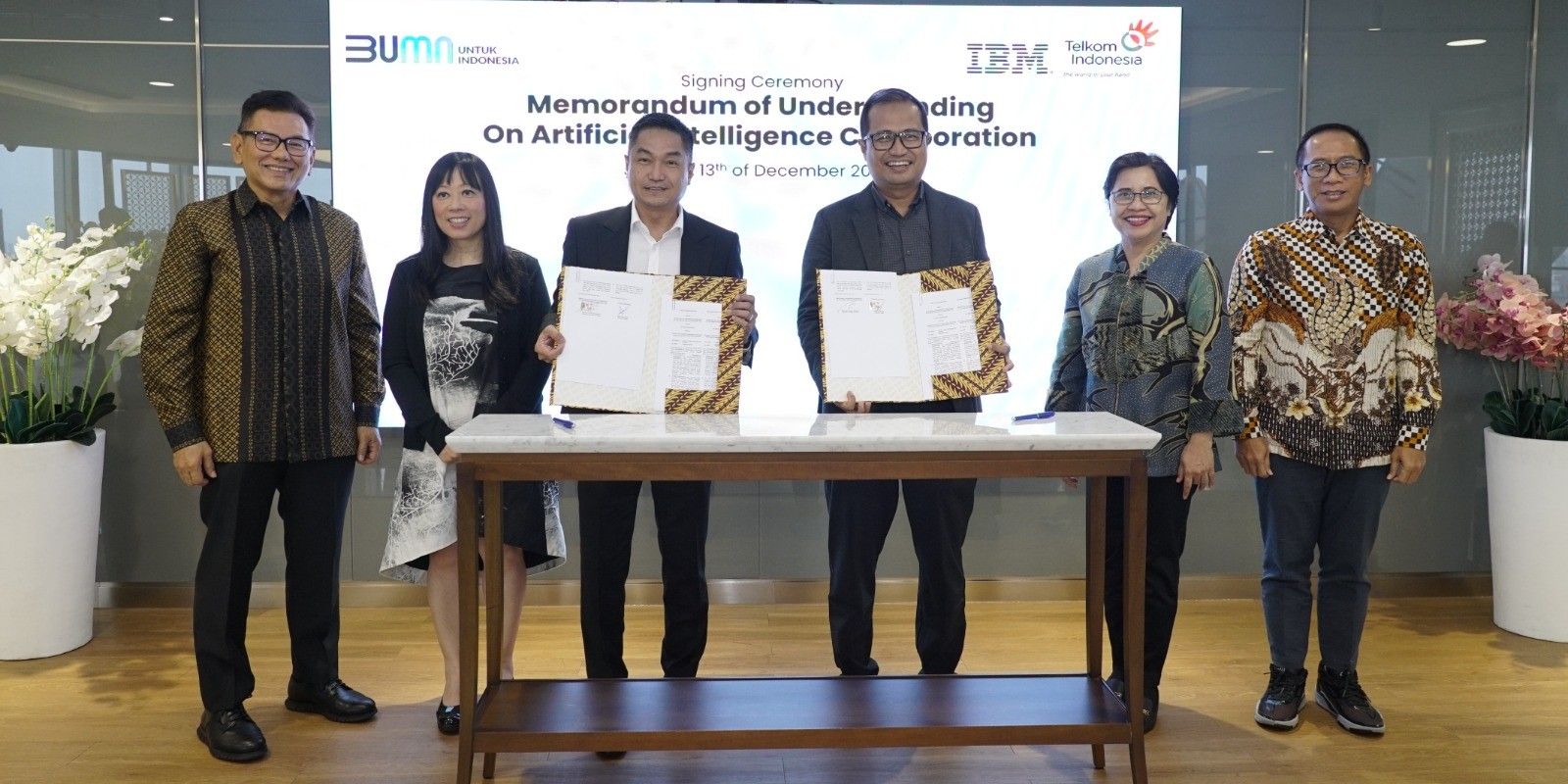 Perkuat Artificial Intelligence di Indonesia, Telkom & IBM Kokohkan Kemitraan Strategis