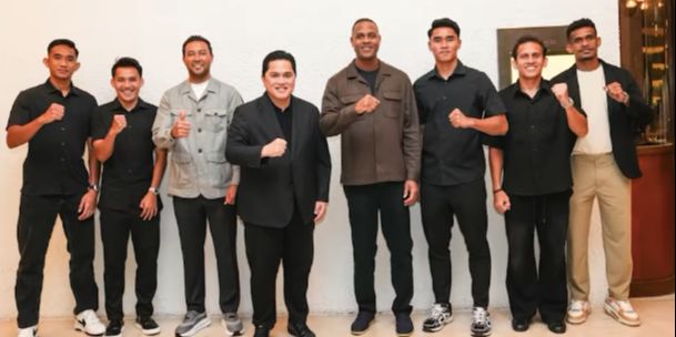 Kluivert Makan Bareng Pemain Timnas Ridho-Kambuaya, Erick Terkejut Ada Sosok 'Nathan'