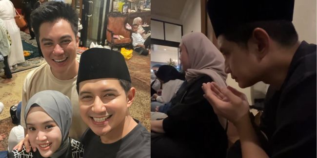 Sederet Potret Chand Kelvin dan istri Pengajian 7 Harian di Rumah Baim Wong, Panjatkan Doa Tulus