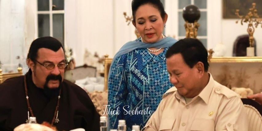 Jadi Sorotan, Profil Titiek Soeharto yang Dampingi Prabowo Subianto saat Bertemu dengan Steven Seagel